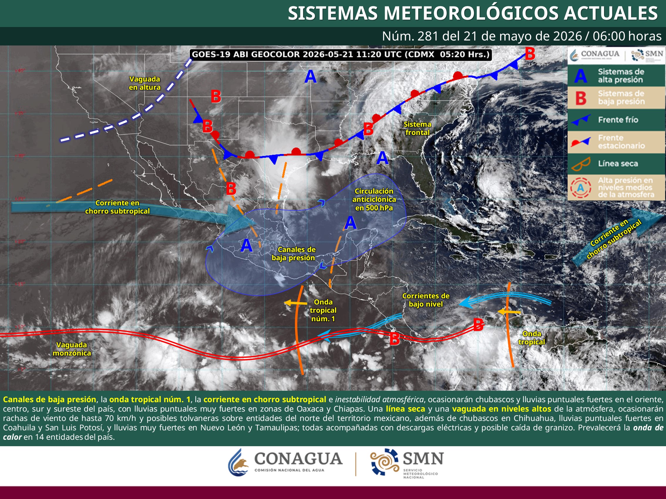 Oaxaca, bajo alerta por lluvias muy fuertes y riesgo de deslaves este miércoles