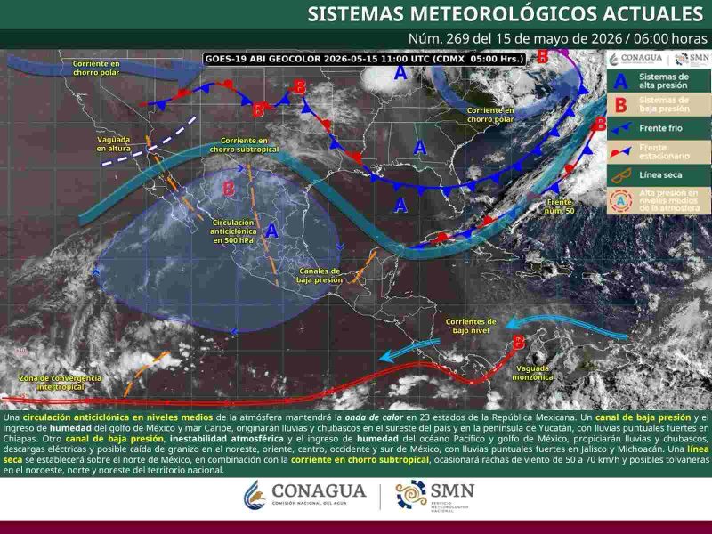 Persistirá ola de calor en Oaxaca con temperaturas de hasta 42 grados