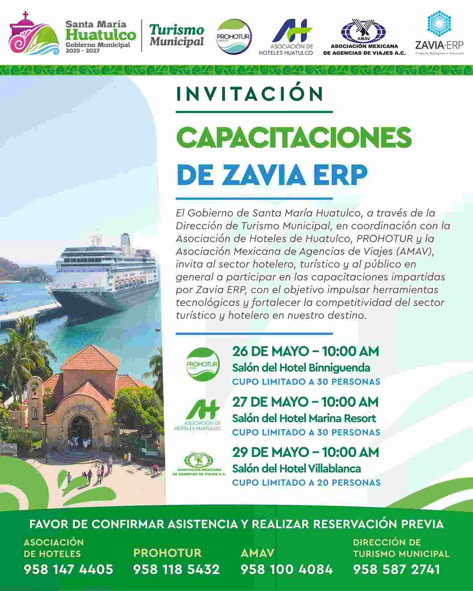 Impulsan capacitación tecnológica para fortalecer el turismo en Huatulco