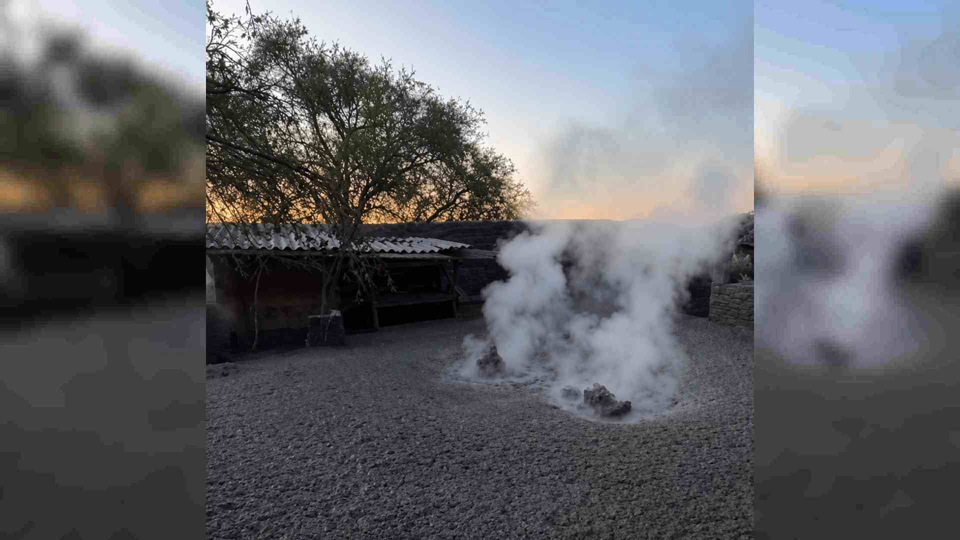 UNAM y Cenapred investigan presunto géiser detectado en Michoacán