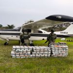 Aseguran avioneta con más de 600 kilos de cocaína en Tabasco durante operativos federales