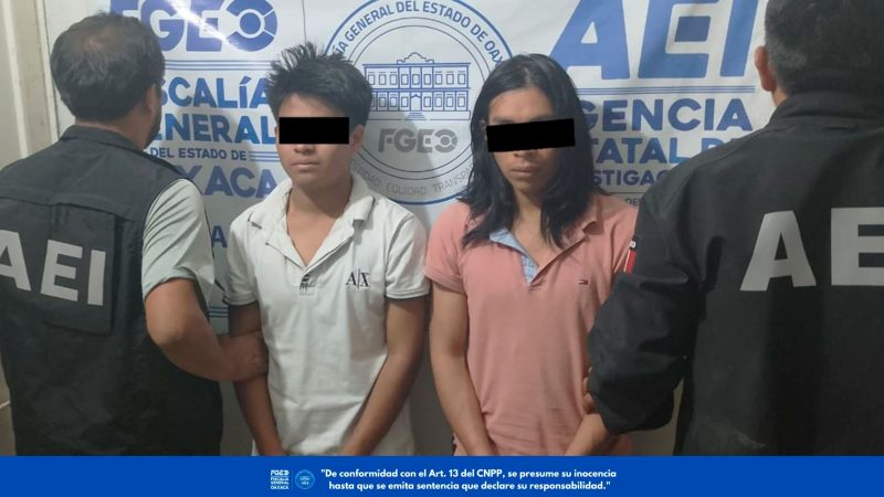 Detienen a dos hombres por presunto homicidio e inhumación clandestina en la región Cañada