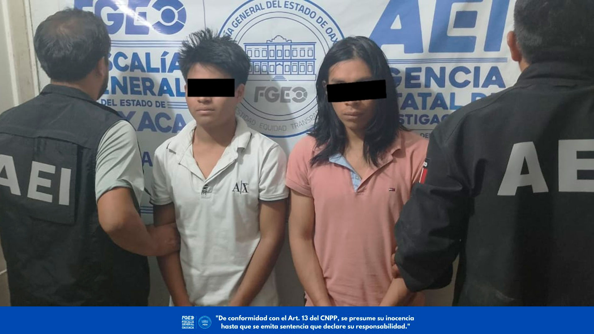 Detienen a dos hombres por presunto homicidio e inhumación clandestina en la región Cañada