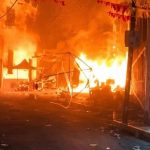 Explosión por pirotecnia y gas LP deja varios lesionados en fiesta patronal de Amatitán