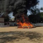 Marina y FGR destruyen más de dos toneladas de presunta cocaína en Salina Cruz