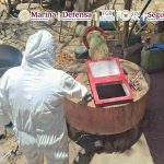 Marina asegura más de dos toneladas de presunta metanfetamina en laboratorios clandestinos de Sinaloa