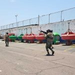 Marina realiza simulacro por amenaza de artefacto explosivo en puerto de Veracruz