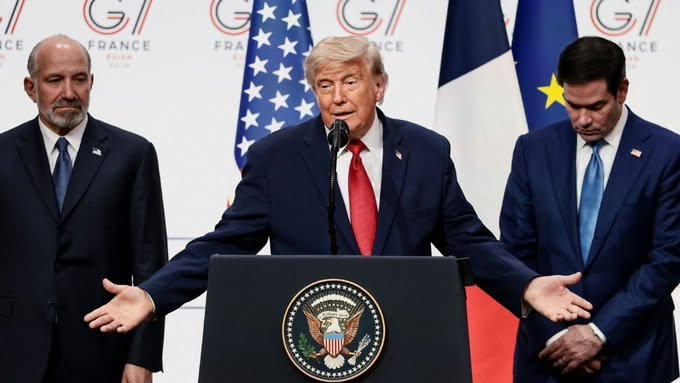 Trump reitera que cárteles tienen influencia en amplias zonas de México durante cumbre del G7