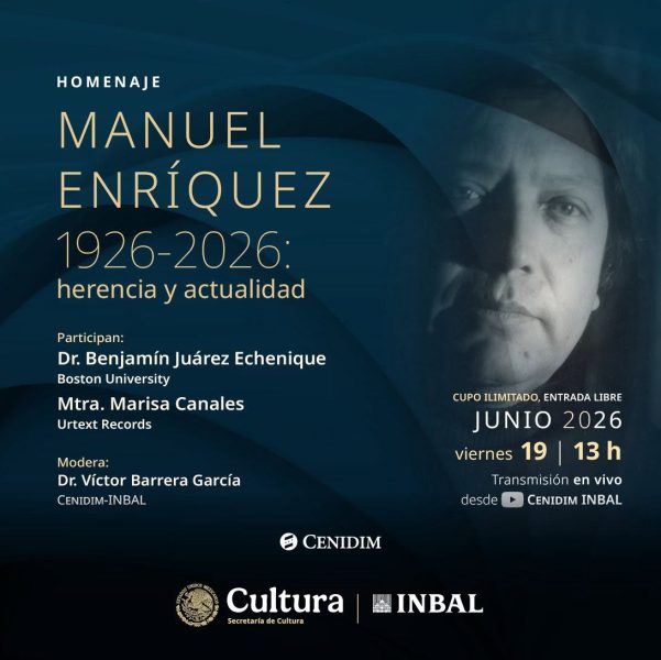 Conmemoran centenario de Manuel Enríquez con exposiciones, conciertos y actividades académicas