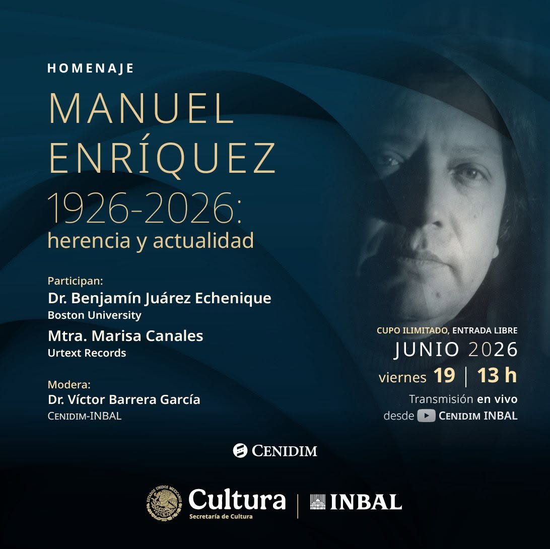 Conmemoran centenario de Manuel Enríquez con exposiciones, conciertos y actividades académicas