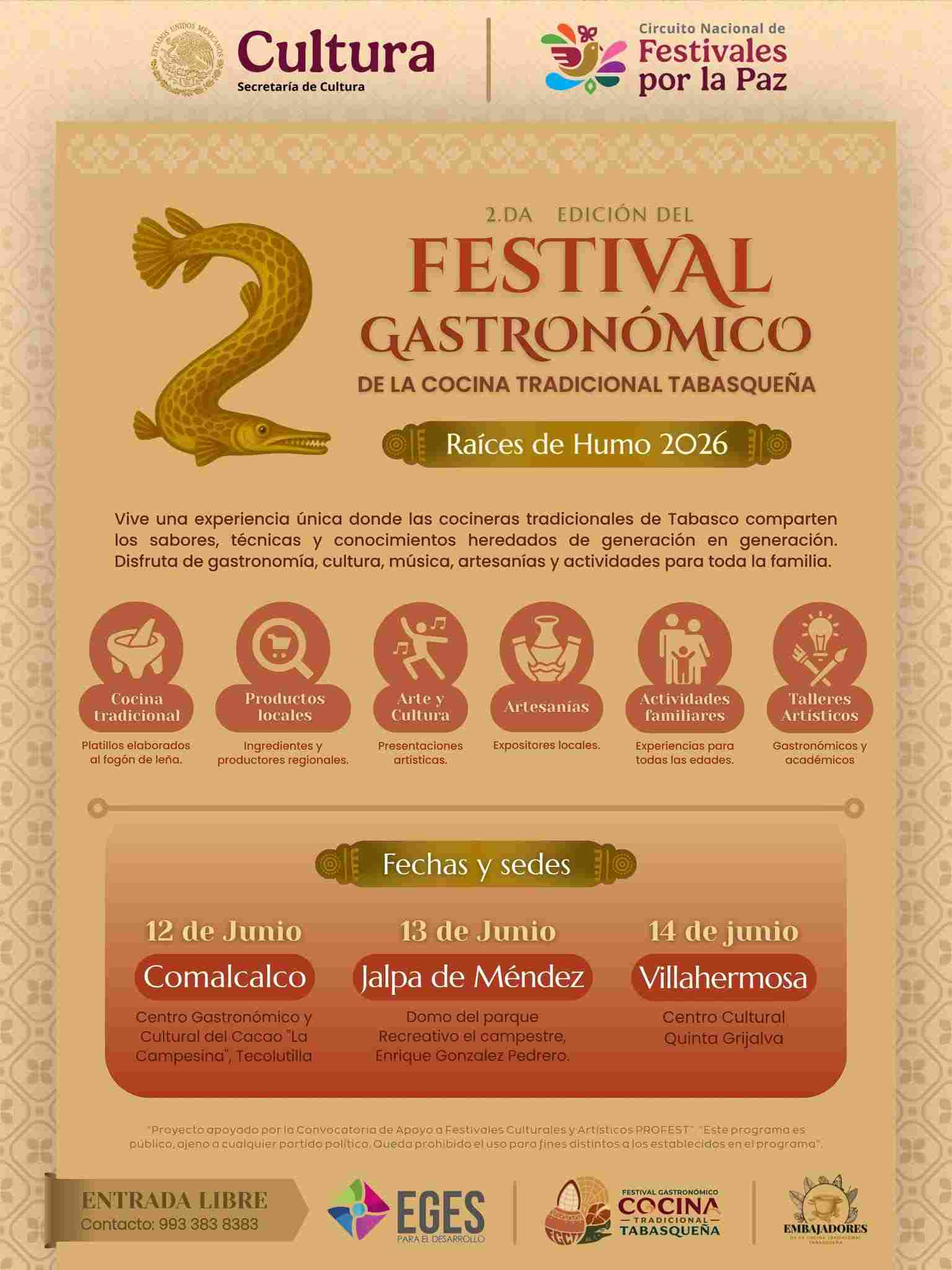 Festival Raíces de Humo 2026 impulsa la preservación de la cocina tradicional tabasqueña