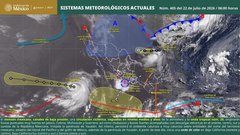 Persistirá el calor intenso y aumentarán los vientos en Oaxaca; prevén mar de fondo