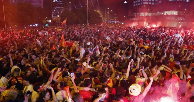 Festejos por el título mundial de España dejan dos muertos y más de 80 heridos