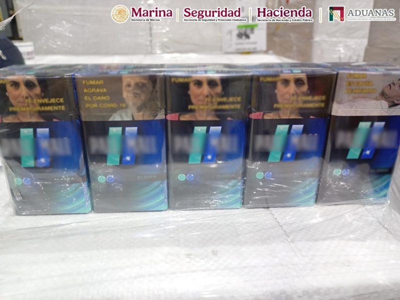 Detectan más de 236 mil cigarrillos presuntamente apócrifos en el AICM