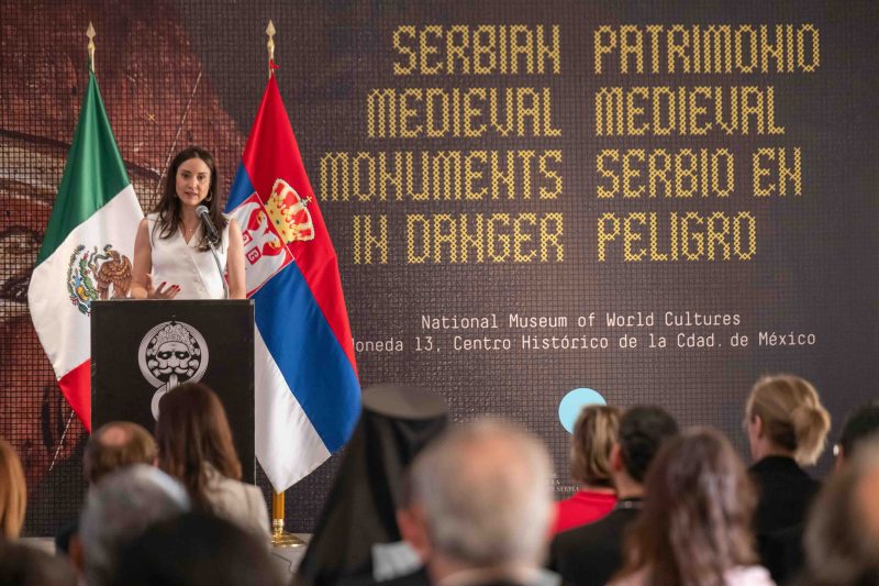 Museo Nacional de las Culturas del Mundo presenta exposición sobre patrimonio medieval de Serbia en riesgo
