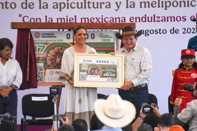 Lotería Nacional dedica billete conmemorativo a las abejas meliponas