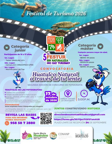 Invitan a mostrar Huatulco a través de la fotografía