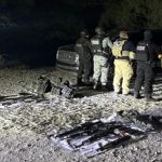 Aseguran armas, vehículos y presuntas drogas durante operativo en Ciudad Victoria
