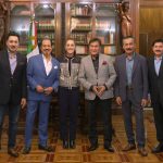 Los Tigres del Norte visitan Palacio Nacional